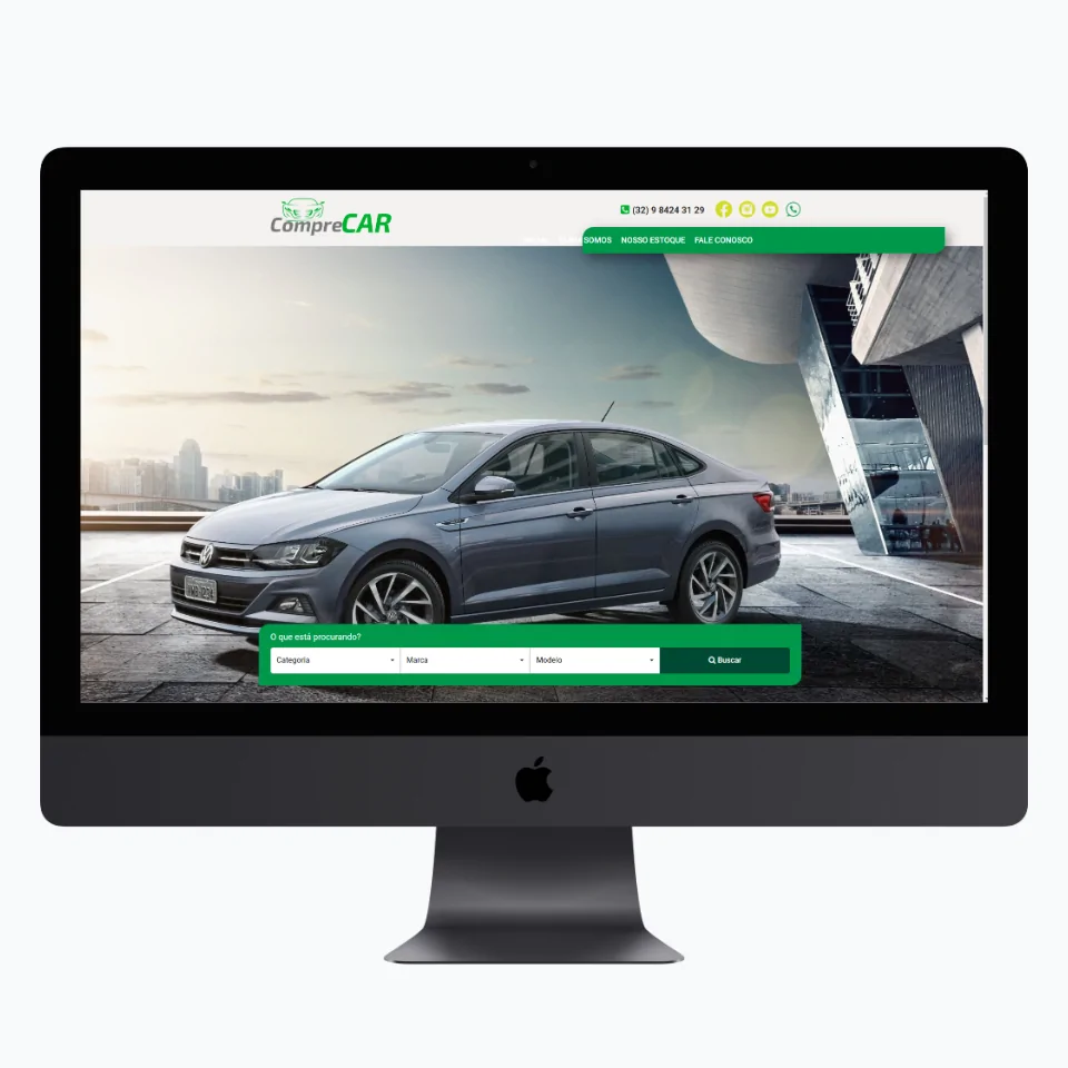 Site PHP Editável para Agência de Carros - Layout 01