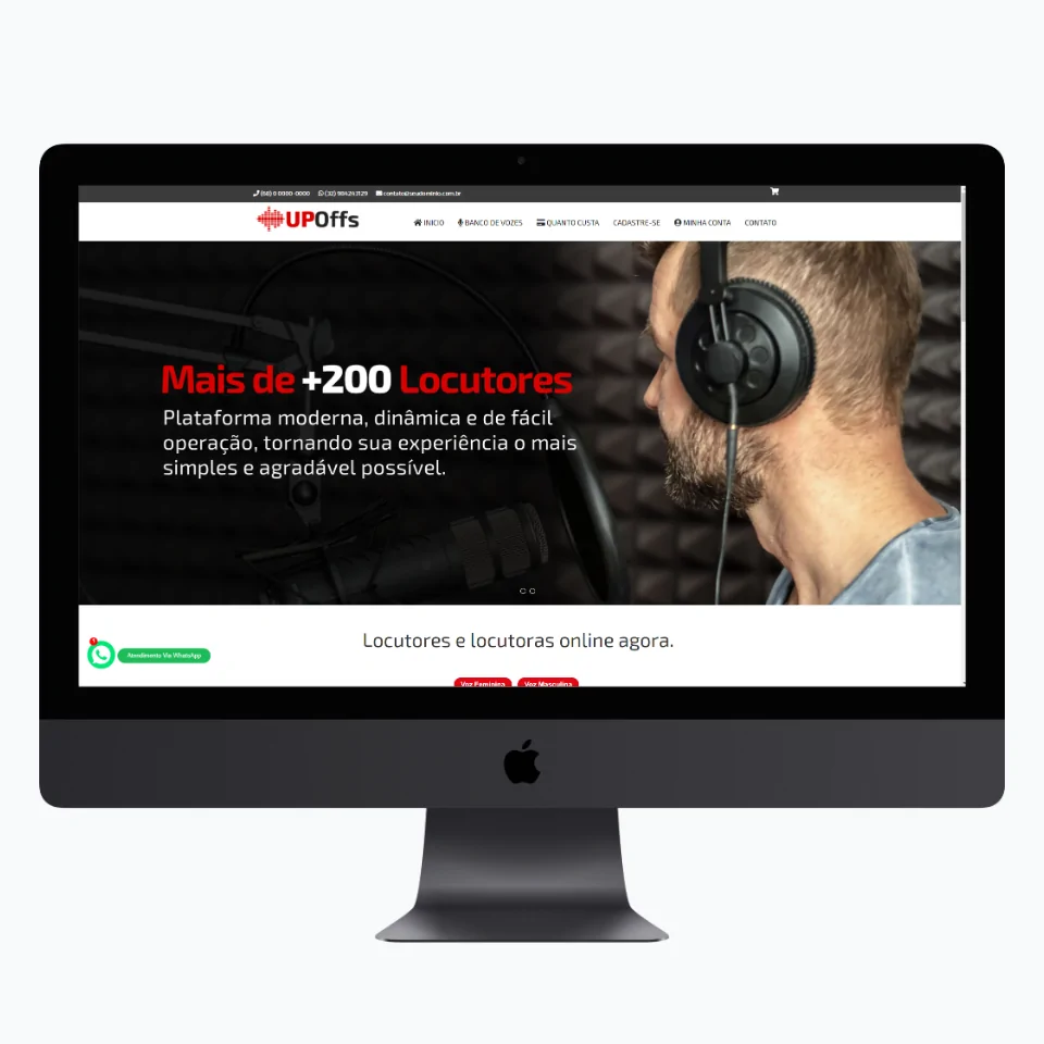 Site PHP Editável para Banco de Vozes