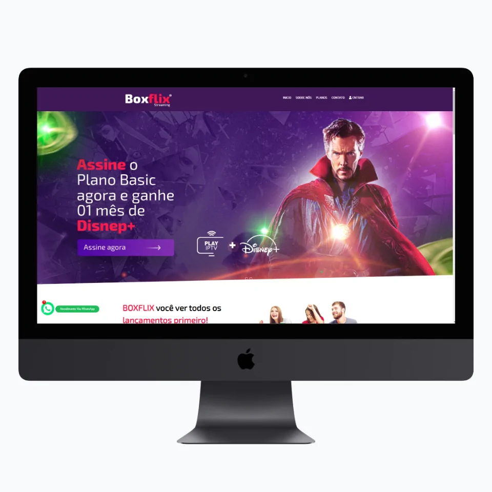 Site PHP para Site IPTV - Layout 03